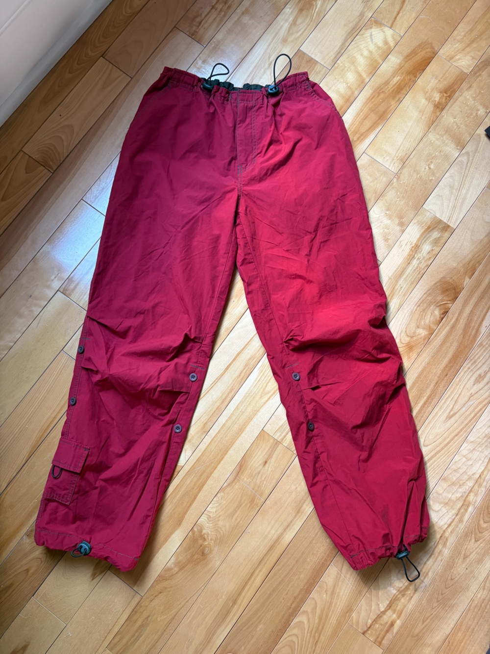 Campus Crew Technical Hiking Pants in Red